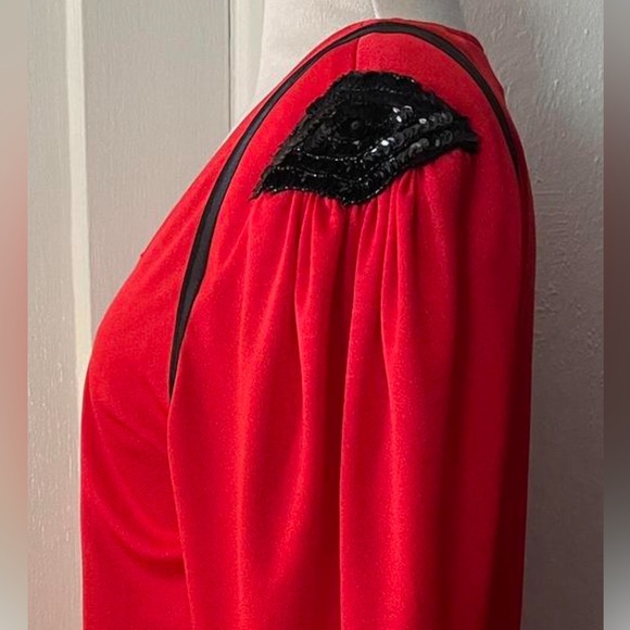 1970’s vintage New Leaf by Samir Cocktail jacket / blazer w sequins on shoulders - Picture 2 of 10